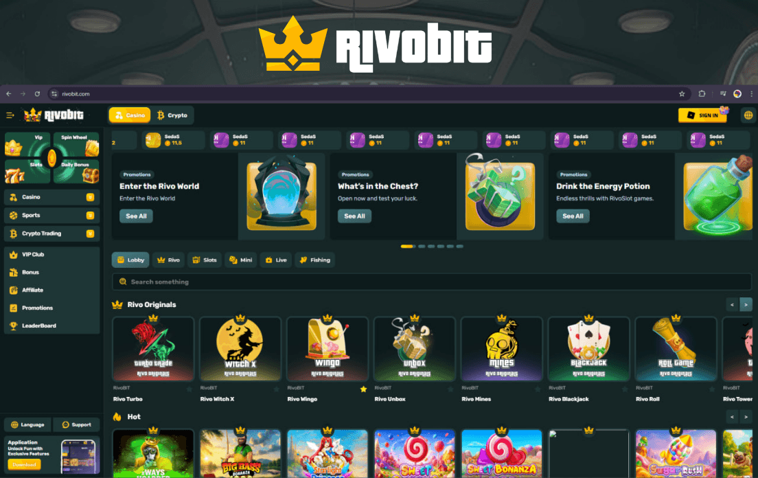 RivoBit – Advanced Crypto Casino & Gaming Platform Source Code