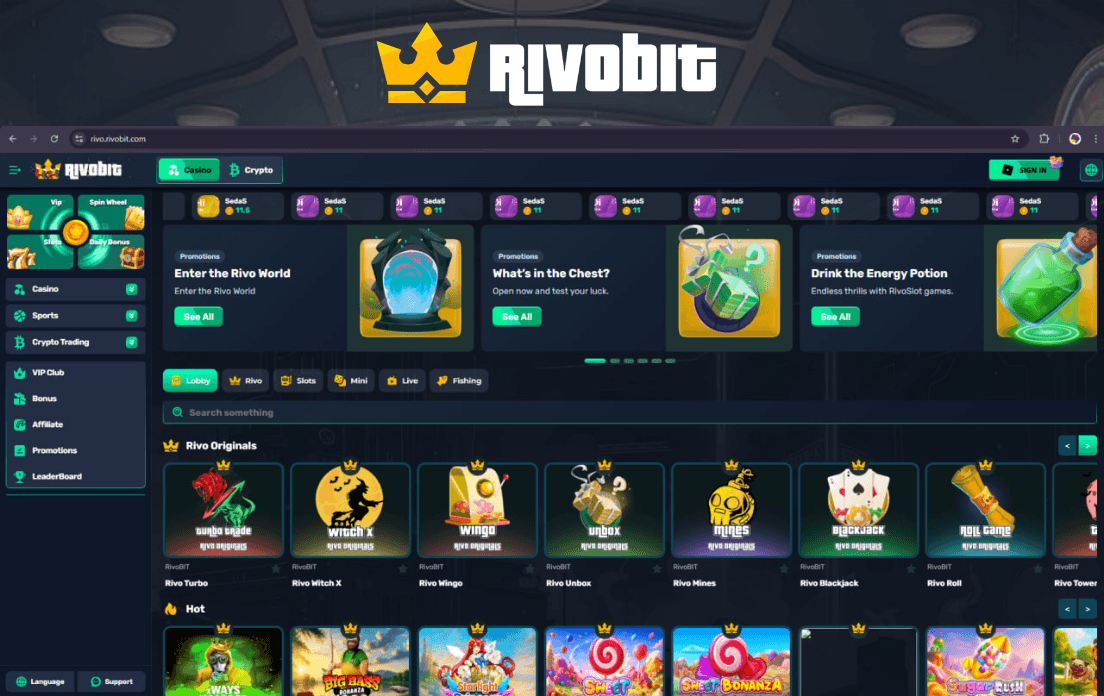 RivoBit – Advanced Crypto Casino & Gaming Platform Source Code