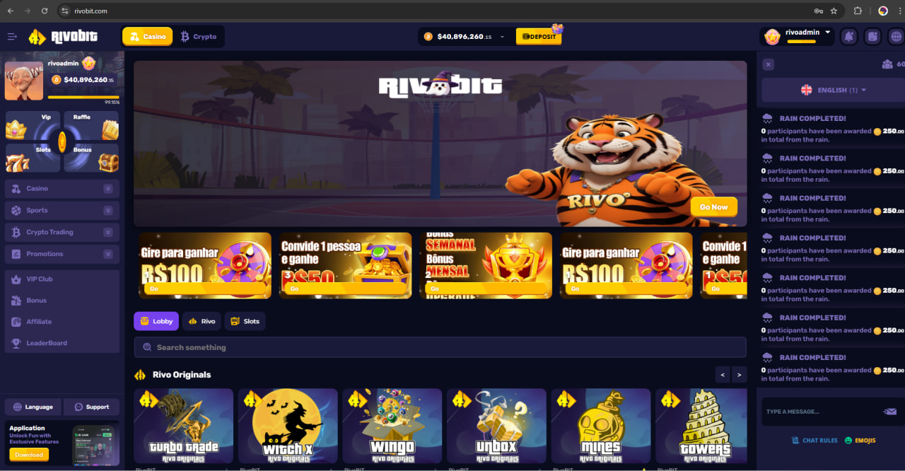 Rivobit 全面的国际/国内 BC 平台源代码